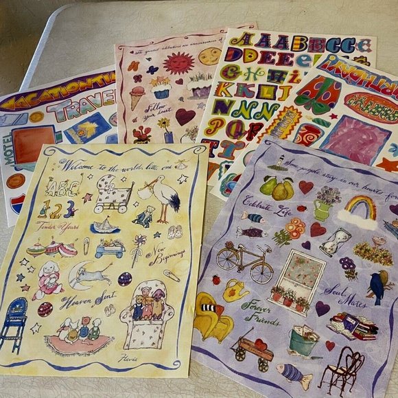 Creating Keepsakes Scrapbook Acid-Free Stickers/Stencils (Variety-Never Used) - Picture 1 of 3